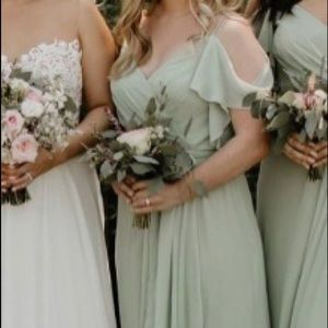 Bridesmaid Dress - sea foam green dress size 12